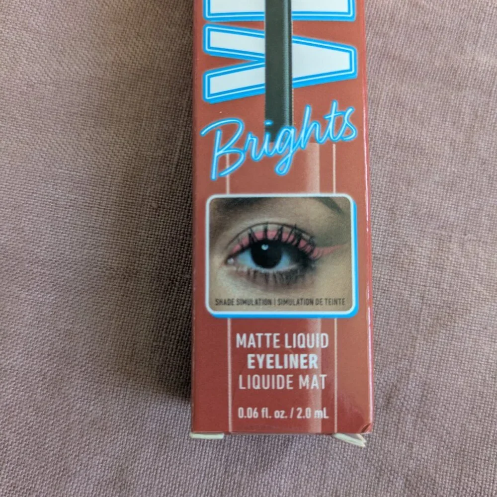 🌸 NYX Vivid Brights Longwear Liquid Liner On Red Color NIB